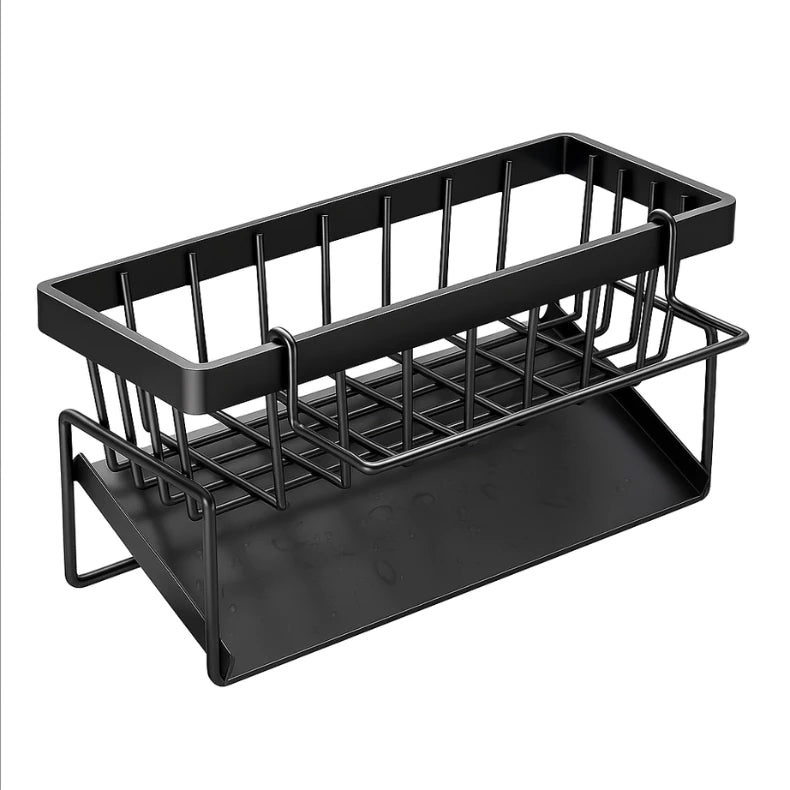 Organizador de Pia com Drenagem e Gancho | Suporte para Esponja e Detergente – Hadar Decorações