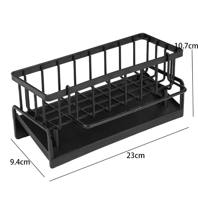 Organizador de Pia com Drenagem e Gancho | Suporte para Esponja e Detergente – Hadar Decorações