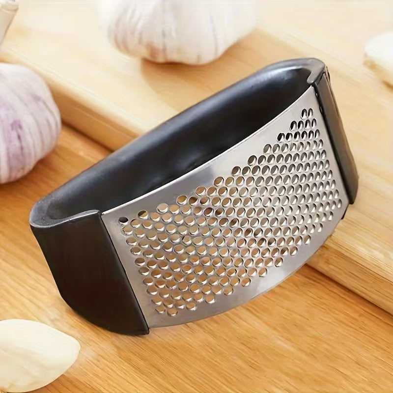 Prensa de Alho Inox Profissional | Amassador Manual Rápido – Hadar Decorações