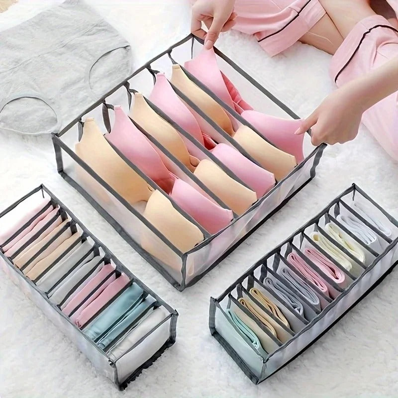 Kit Organizador de Gaveta 3 Peças | Divisor de Roupas Íntimas – Hadar Decorações