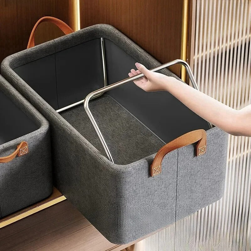 Organizador de Guarda-Roupa Reforçado com Estrutura em Aço – Hadar Decorações