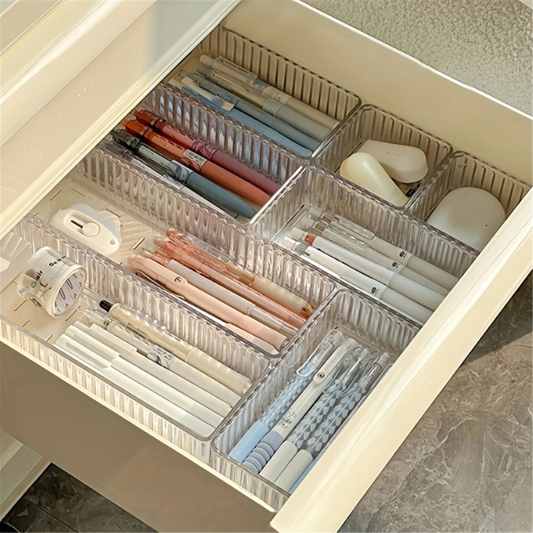 Organizador de Maquiagem Acrílico Ajustável e Empilhável – Hadar Decorações